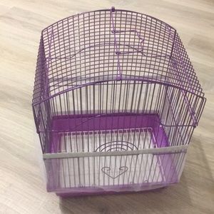 NWOT Parakeet / Small bird cage and skirt